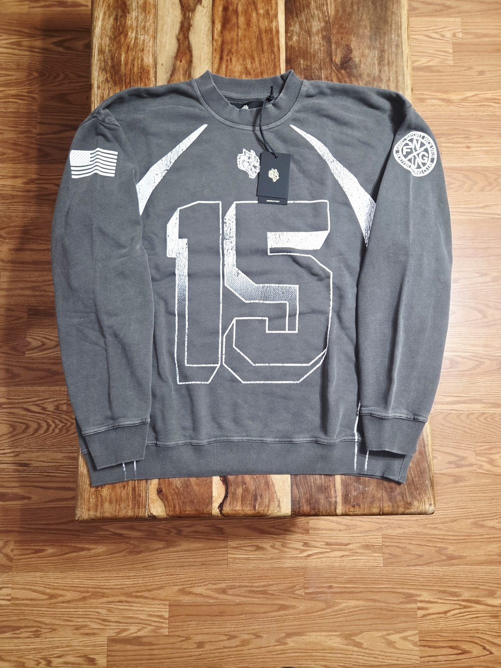 Darc Sport Men's "GAME TIME" Gray Crewneck Sweatshirt